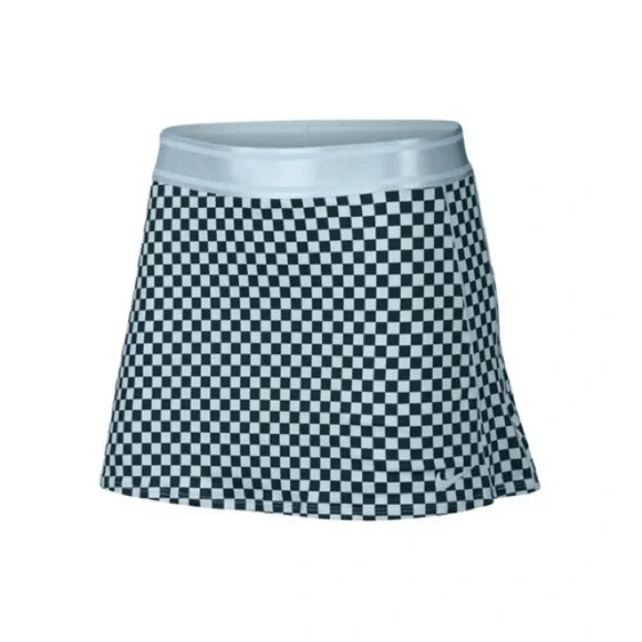 Nike Court Dri Fit Checkered Skirt Skort 2 in 1 Shorts Mini Active - Picture 6 of 6